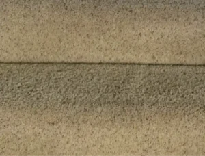 Stair carpet cleaning close-up showing deep fiber extraction
